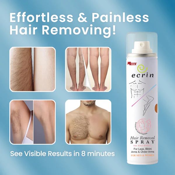 Hair removal spray
