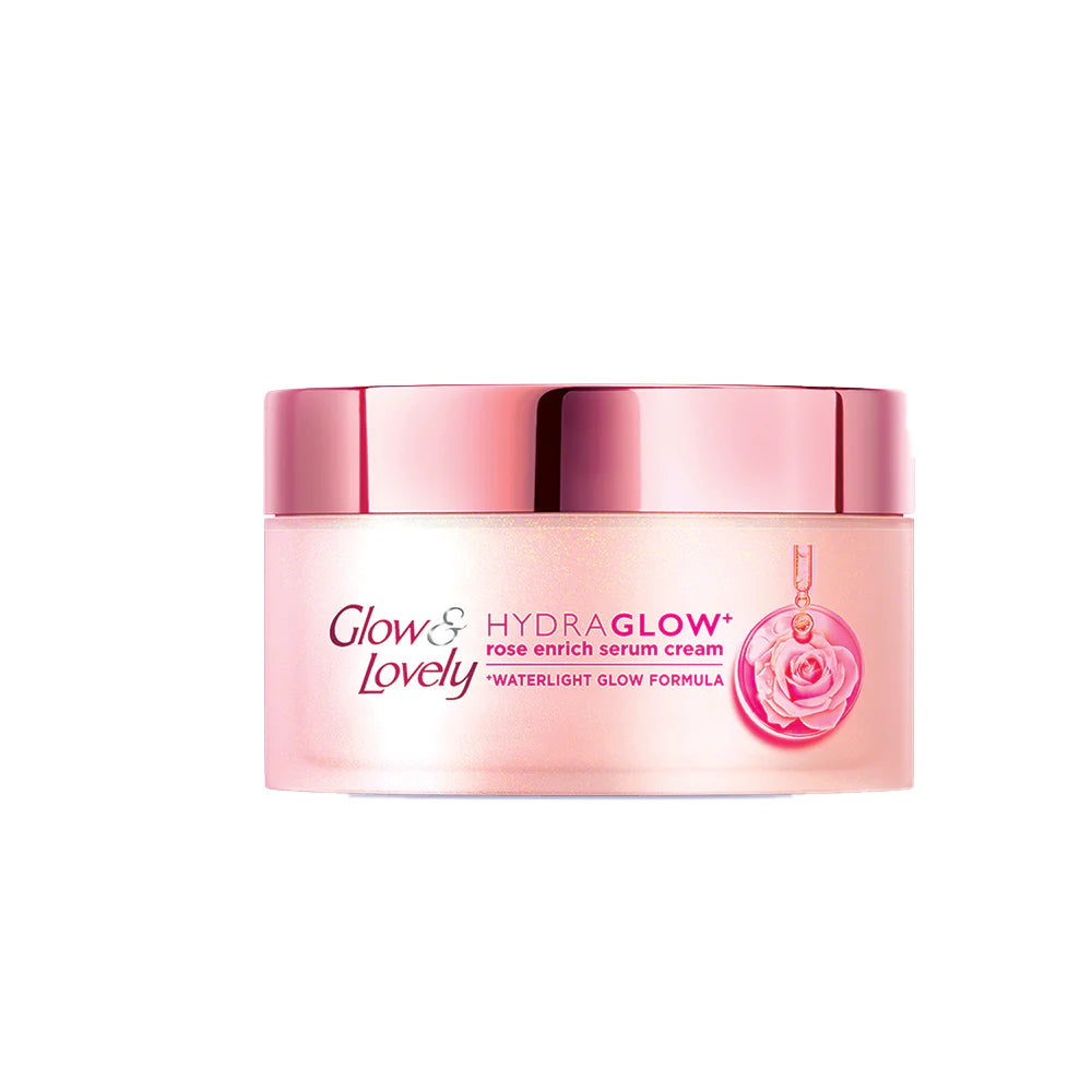 Glow Lovely Hydraglow Rose Enrich Serum Cream