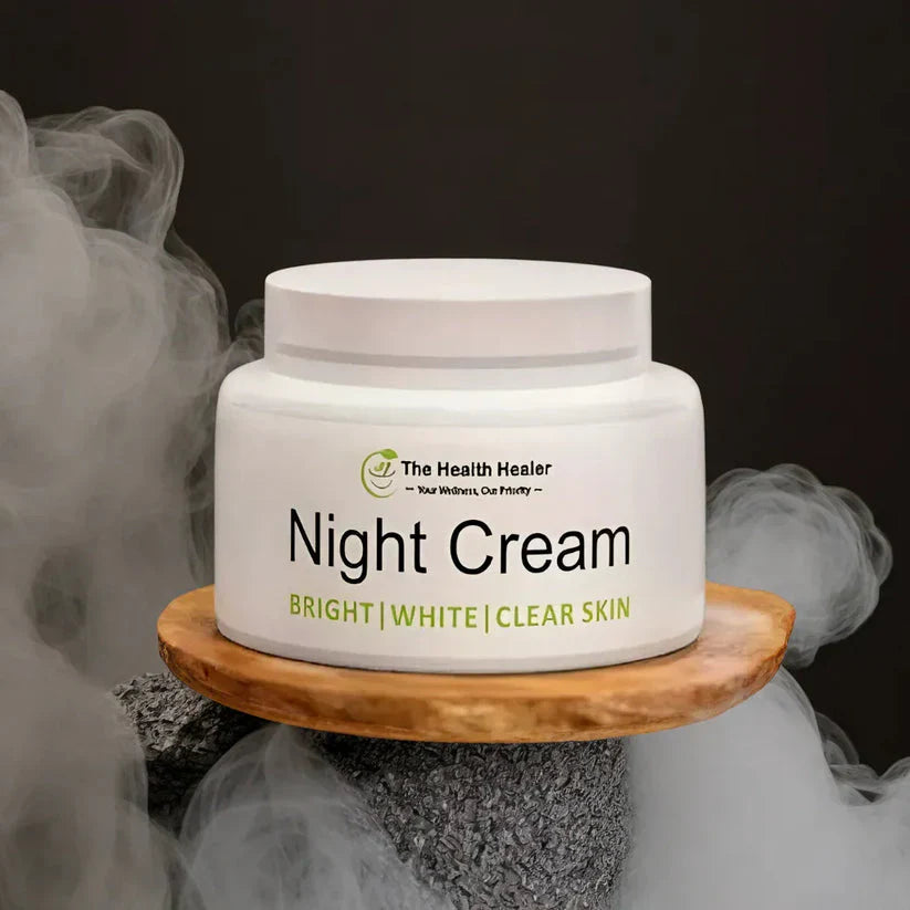 Night Cream For Bright, White And Clear Skin.