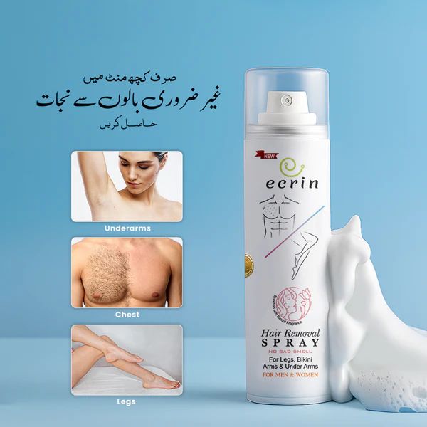 Hair removal spray